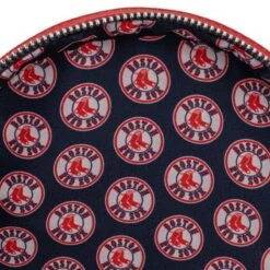 LOUNGEFLY MLB Boston Red Sox Logo Mini Backpack -Loungefly MLBBK0016 4