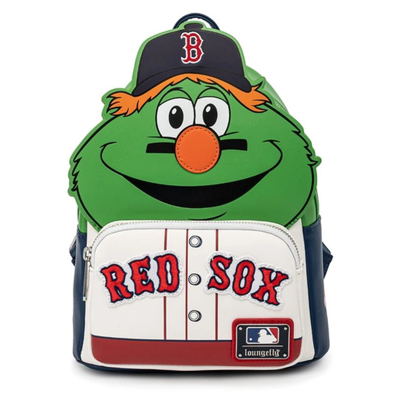 LOUNGEFLY MLB Boston Red Sox Wally The Green Monster Cosplay Mini Backpack 3 LOUNGEFLY MLB Boston Red Sox Wally The Green Monster Cosplay Mini Backpack