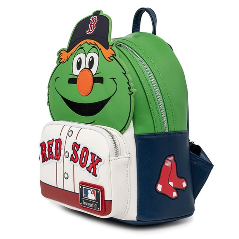 LOUNGEFLY MLB Boston Red Sox Wally The Green Monster Cosplay Mini Backpack 4 LOUNGEFLY MLB Boston Red Sox Wally The Green Monster Cosplay Mini Backpack - Image 2