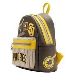 LOUNGEFLY MLB SD Padres Patches Mini Backpack 10 LOUNGEFLY MLB SD Padres Patches Mini Backpack -Loungefly MLBBK0028 3