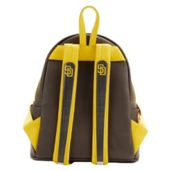 LOUNGEFLY MLB SD Padres Patches Mini Backpack 12 LOUNGEFLY MLB SD Padres Patches Mini Backpack -Loungefly MLBBK0028 5