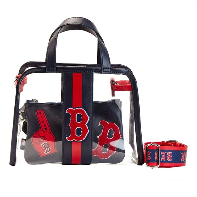 LOUNGEFLY MLB Boston Red Sox Stadium Crossbody Bag With Pouch 3 LOUNGEFLY MLB Boston Red Sox Stadium Crossbody Bag With Pouch