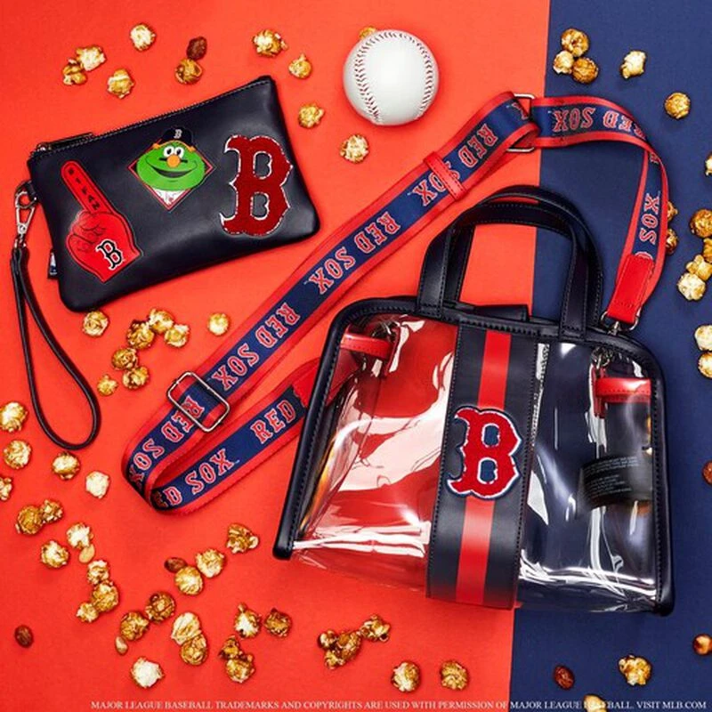 LOUNGEFLY MLB Boston Red Sox Stadium Crossbody Bag With Pouch 4 LOUNGEFLY MLB Boston Red Sox Stadium Crossbody Bag With Pouch - Image 2