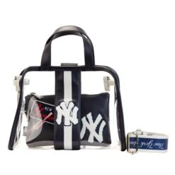 LOUNGEFLY MLB NY Yankees Stadium Crossbody Bag With Pouch