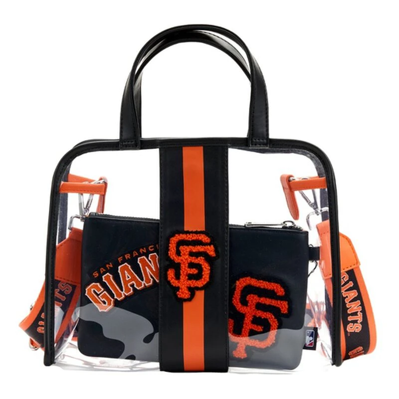LOUNGEFLY MLB SF Giants Stadium Crossbody Bag With Pouch 3 LOUNGEFLY MLB SF Giants Stadium Crossbody Bag With Pouch