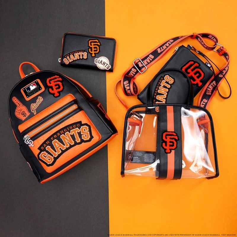 LOUNGEFLY MLB SF Giants Stadium Crossbody Bag With Pouch 4 LOUNGEFLY MLB SF Giants Stadium Crossbody Bag With Pouch - Image 2