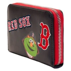 LOUNGEFLY MLB Boston Red Sox Patches Zip Around Wallet -Loungefly MLBWA0016 3