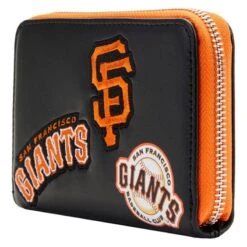 LOUNGEFLY MLB SF Giants Patches Zip Around Wallet -Loungefly MLBWA0018 3