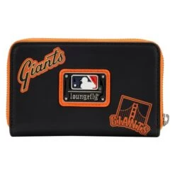LOUNGEFLY MLB SF Giants Patches Zip Around Wallet -Loungefly MLBWA0018 4