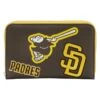 LOUNGEFLY MLB SD Padres Patches Zip Around Wallet