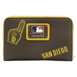 LOUNGEFLY MLB SD Padres Patches Zip Around Wallet 9 LOUNGEFLY MLB SD Padres Patches Zip Around Wallet -Loungefly MLBWA0019 4