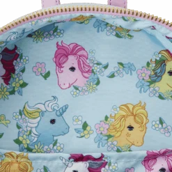 LOUNGEFLY My Little Pony 40th Anniversary Stable Mini Backpack -Loungefly MLPBK0022 LFHASBROMYLITTLEPONY40THANNIVERSARYSTABLEMINIBACKPACK1403INSIDE