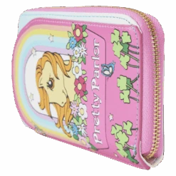 LOUNGEFLY My Little Pony 40th Anniversary Pretty Parlor Zip Around Wallet 11 LOUNGEFLY My Little Pony 40th Anniversary Pretty Parlor Zip Around Wallet -Loungefly MLPWA0013 LFHASBROMYLITTLEPONY40THANNIVERSARYPRETTYPARLORZIPAROUNDWALLET1387SIDE