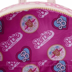 LOUNGEFLY Barbie: The Movie Logo Mini Backpack 16 LOUNGEFLY Barbie: The Movie Logo Mini Backpack -Loungefly MTBK0008 LFMATTELBARBIEMOVIELOGOMINIBACKPACK1701INSIDE