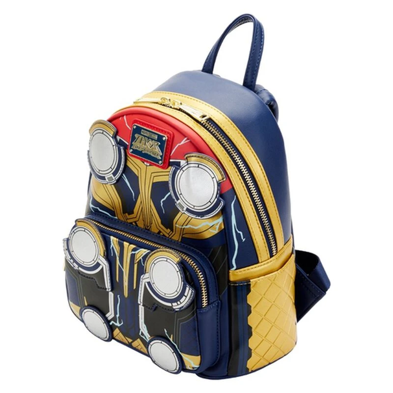 LOUNGEFLY Thor: Love And Thunder Glow In The Dark Cosplay Mini Backpack 6 LOUNGEFLY Thor: Love And Thunder Glow In The Dark Cosplay Mini Backpack - Image 4