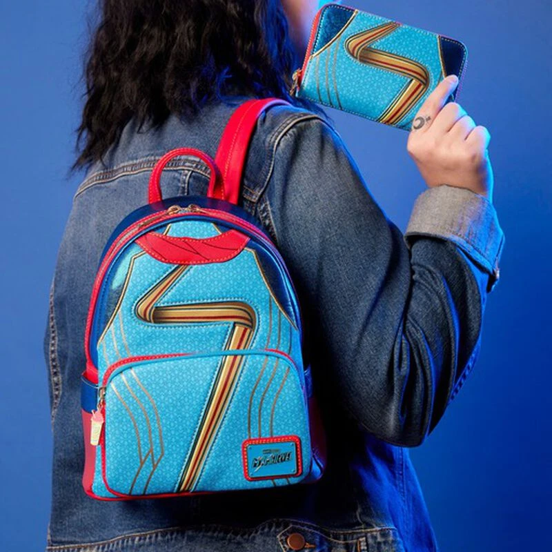 LOUNGEFLY Ms. Marvel Cosplay Mini Backpack 4 LOUNGEFLY Ms. Marvel Cosplay Mini Backpack - Image 2