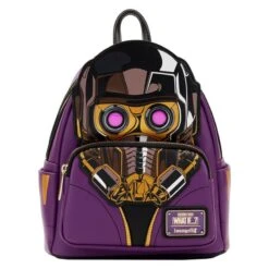 LOUNGEFLY NYCC Exclusive - What If... Star-Lord T’challa Cosplay Light Up Mini Backpack