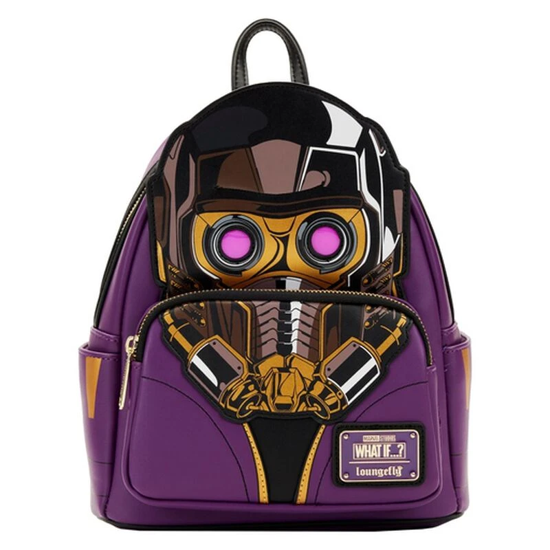 LOUNGEFLY NYCC Exclusive - What If... Star-Lord T’challa Cosplay Light Up Mini Backpack 3 LOUNGEFLY NYCC Exclusive - What If... Star-Lord T’challa Cosplay Light Up Mini Backpack