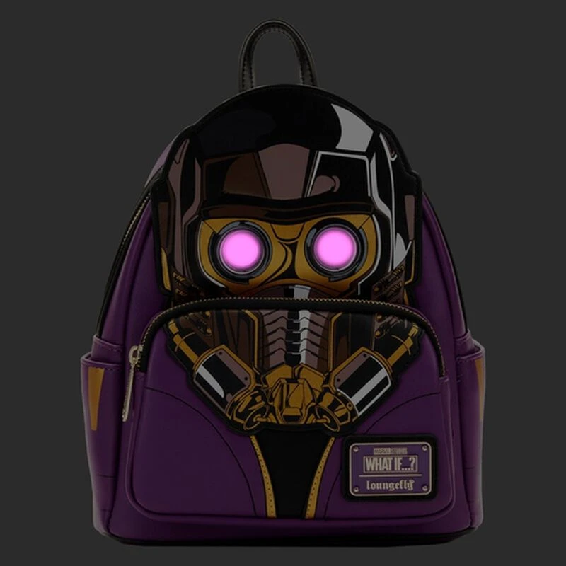 LOUNGEFLY NYCC Exclusive - What If... Star-Lord T’challa Cosplay Light Up Mini Backpack 4 LOUNGEFLY NYCC Exclusive - What If... Star-Lord T’challa Cosplay Light Up Mini Backpack - Image 2