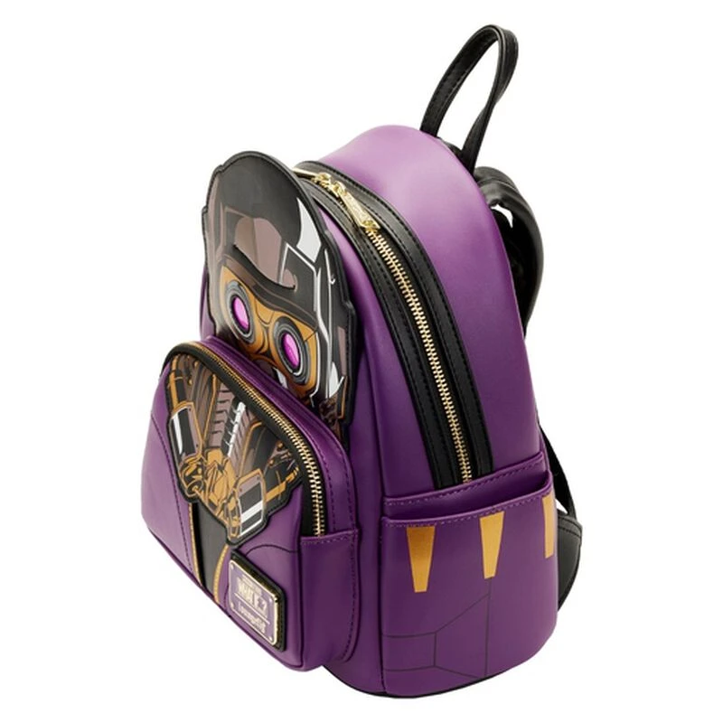 LOUNGEFLY NYCC Exclusive - What If... Star-Lord T’challa Cosplay Light Up Mini Backpack 5 LOUNGEFLY NYCC Exclusive - What If... Star-Lord T’challa Cosplay Light Up Mini Backpack - Image 3