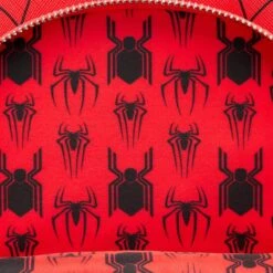 LOUNGEFLY Exclusive - Spider-Man Triple Pocket Multi Logo Mini Backpack -Loungefly MVBK0245 6