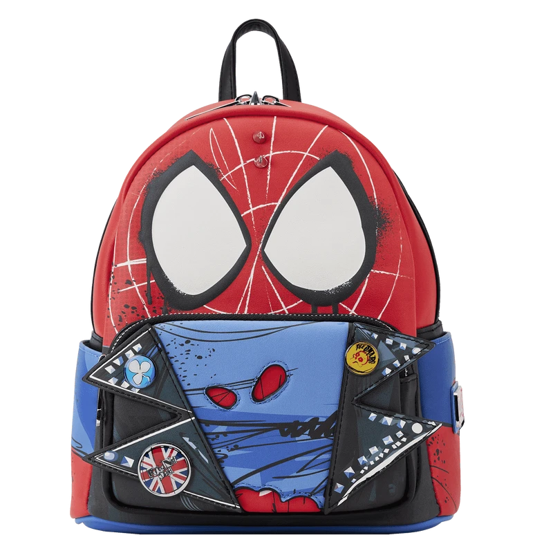 LOUNGEFLY Spider-Punk Cosplay Mini Backpack 3 LOUNGEFLY Spider-Punk Cosplay Mini Backpack