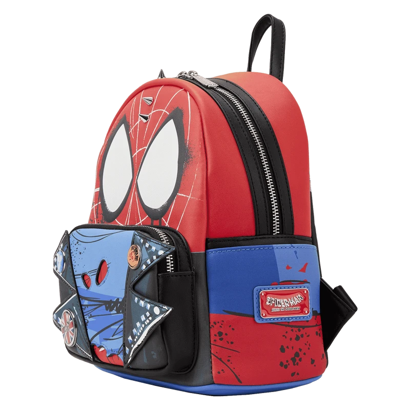 LOUNGEFLY Spider-Punk Cosplay Mini Backpack 4 LOUNGEFLY Spider-Punk Cosplay Mini Backpack - Image 2