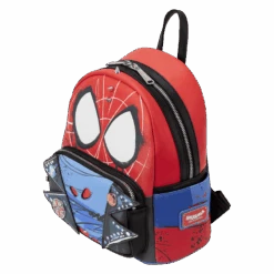 LOUNGEFLY Spider-Punk Cosplay Mini Backpack 10 LOUNGEFLY Spider-Punk Cosplay Mini Backpack -Loungefly MVBK0275 LFMARVELSPIDERMANCOSPLAYMINIBACKPACK0833QUARTER