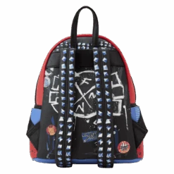 LOUNGEFLY Spider-Punk Cosplay Mini Backpack 11 LOUNGEFLY Spider-Punk Cosplay Mini Backpack -Loungefly MVBK0275 LFMARVELSPIDERMANCOSPLAYMINIBACKPACK0834BACK