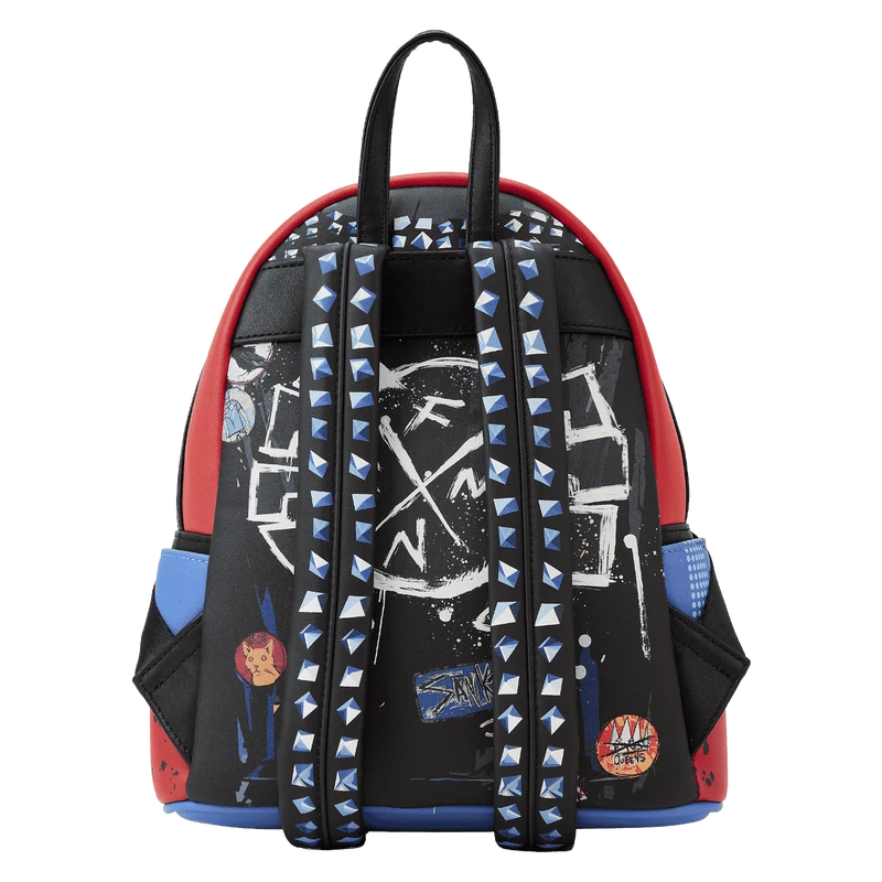 LOUNGEFLY Spider-Punk Cosplay Mini Backpack 6 LOUNGEFLY Spider-Punk Cosplay Mini Backpack - Image 4