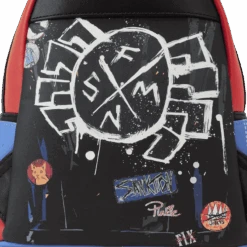 LOUNGEFLY Spider-Punk Cosplay Mini Backpack 12 LOUNGEFLY Spider-Punk Cosplay Mini Backpack -Loungefly MVBK0275 LFMARVELSPIDERMANCOSPLAYMINIBACKPACK0835DETAIL