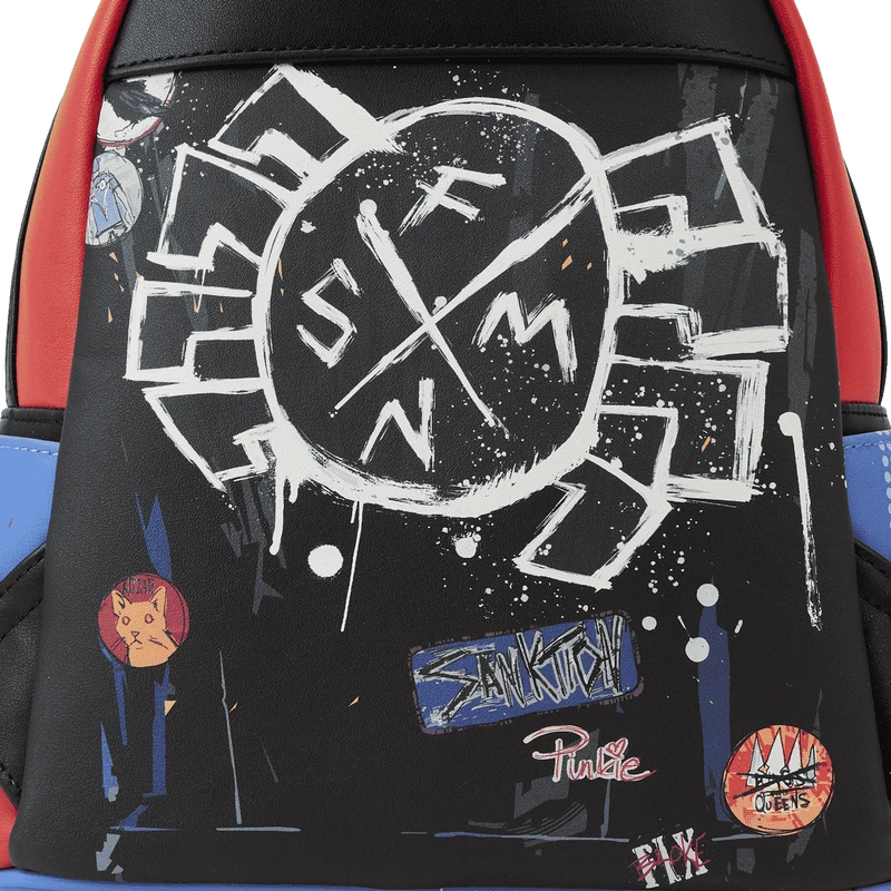 LOUNGEFLY Spider-Punk Cosplay Mini Backpack 7 LOUNGEFLY Spider-Punk Cosplay Mini Backpack - Image 5