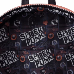LOUNGEFLY Spider-Punk Cosplay Mini Backpack 13 LOUNGEFLY Spider-Punk Cosplay Mini Backpack -Loungefly MVBK0275 LFMARVELSPIDERMANCOSPLAYMINIBACKPACK0836INSIDE