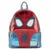 LOUNGEFLY Marvel Metallic Spider-Man Cosplay Mini Backpack -Loungefly MVBK0284 LFMARVELSHINESPIDERMANCOSPLAYMINIBACKPACK1009FRONT