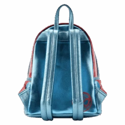 LOUNGEFLY Marvel Metallic Spider-Man Cosplay Mini Backpack -Loungefly MVBK0284 LFMARVELSHINESPIDERMANCOSPLAYMINIBACKPACK1012BACK