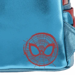 LOUNGEFLY Marvel Metallic Spider-Man Cosplay Mini Backpack -Loungefly MVBK0284 LFMARVELSHINESPIDERMANCOSPLAYMINIBACKPACK1014DETAIL
