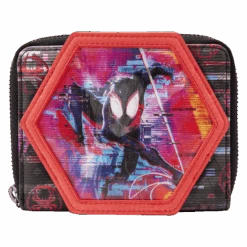 LOUNGEFLY Across The Spider-Verse Lenticular Zip Around Wallet