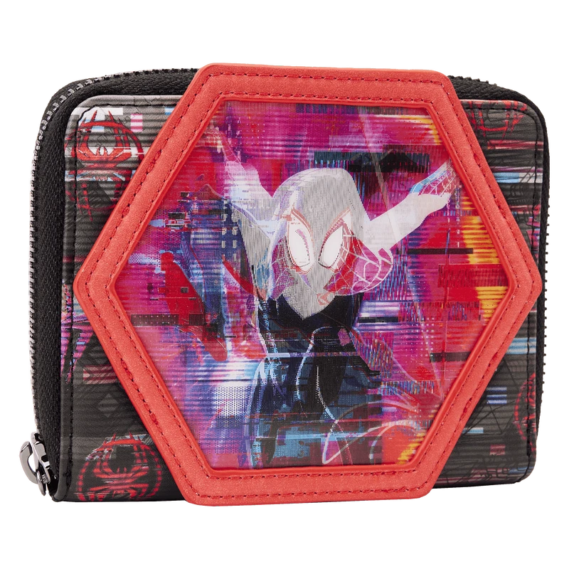 LOUNGEFLY Across The Spider-Verse Lenticular Zip Around Wallet 4 LOUNGEFLY Across The Spider-Verse Lenticular Zip Around Wallet - Image 2