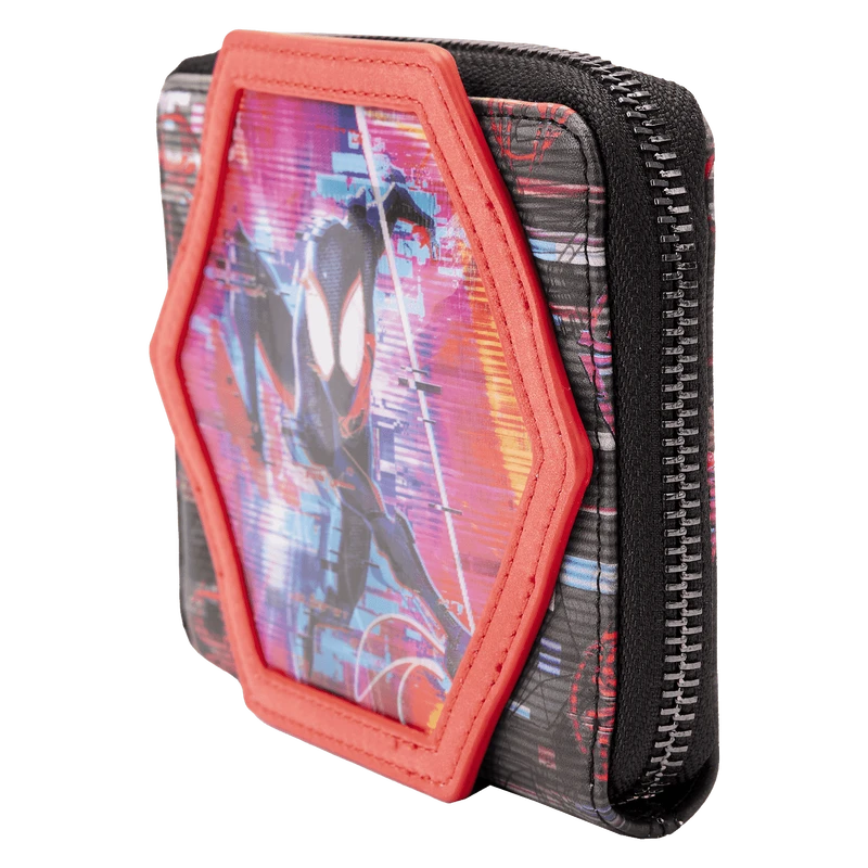 LOUNGEFLY Across The Spider-Verse Lenticular Zip Around Wallet 5 LOUNGEFLY Across The Spider-Verse Lenticular Zip Around Wallet - Image 3