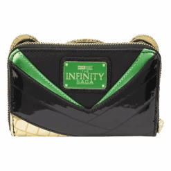 LOUNGEFLY Marvel Metallic Loki Zip Around Wallet 8 LOUNGEFLY Marvel Metallic Loki Zip Around Wallet -Loungefly MVWA0198 LFMARVELSHINELOKIZIPAROUNDWALLET0158BACK