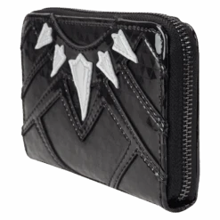LOUNGEFLY Marvel Metallic Black Panther Cosplay Zip Around Wallet -Loungefly MVWA0207 LFMARVELSHINEBLACKPANTHERCOSPLAYZIPAROUNDWALLET1793SIDE
