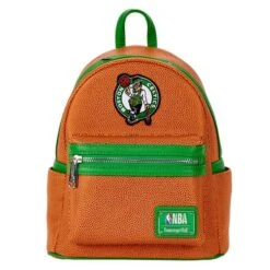 LOUNGEFLY NBA Boston Celtics Basketball Logo Mini Backpack