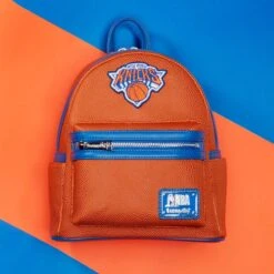 LOUNGEFLY NBA New York Knicks Basketball Logo Mini Backpack -Loungefly NBABK0008 2
