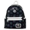 LOUNGEFLY NBA Brooklyn Nets Logo Mini Backpack 1 LOUNGEFLY NBA Brooklyn Nets Logo Mini Backpack -Loungefly NBABK0009 1