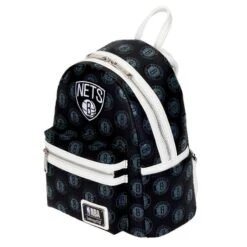 LOUNGEFLY NBA Brooklyn Nets Logo Mini Backpack -Loungefly NBABK0009 3