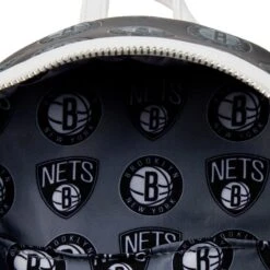 LOUNGEFLY NBA Brooklyn Nets Logo Mini Backpack -Loungefly NBABK0009 5