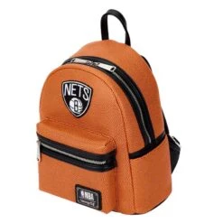 LOUNGEFLY NBA Brooklyn Nets Basketball Logo Mini Backpack -Loungefly NBABK0010 3