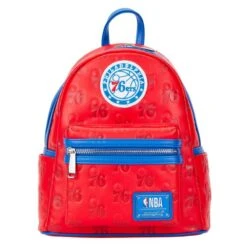 LOUNGEFLY NBA Philadelphia 76ers Logo Mini Backpack