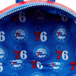 LOUNGEFLY NBA Philadelphia 76ers Logo Mini Backpack -Loungefly NBABK0011 5
