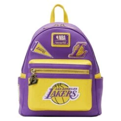 LOUNGEFLY NBA Los Angeles Lakers Patch Icons Mini Backpack